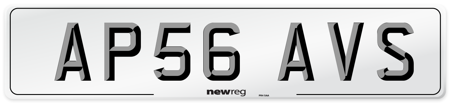 AP56 AVS Number Plate from New Reg